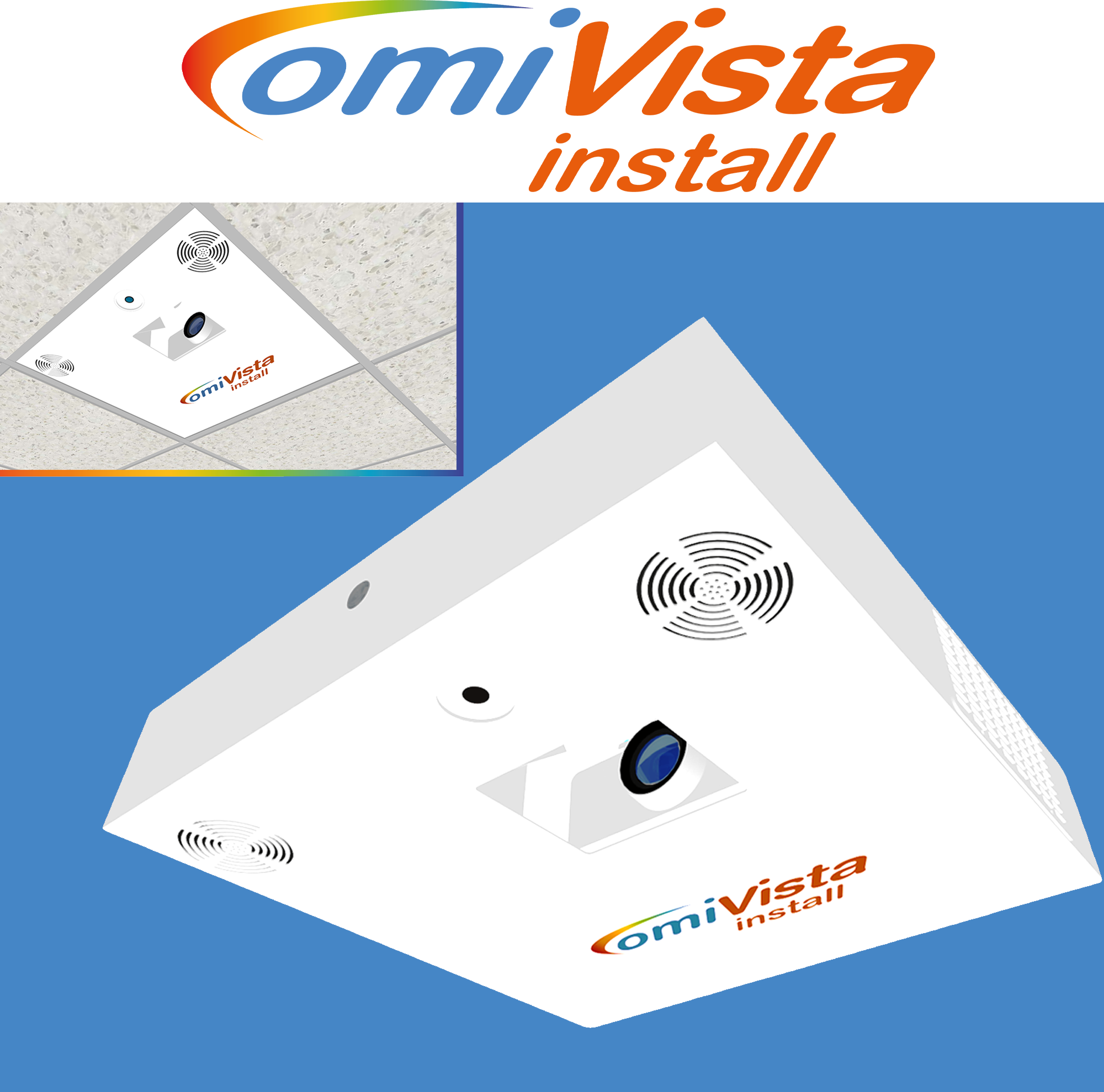 omiVista install ceiling mounted sensory projector system