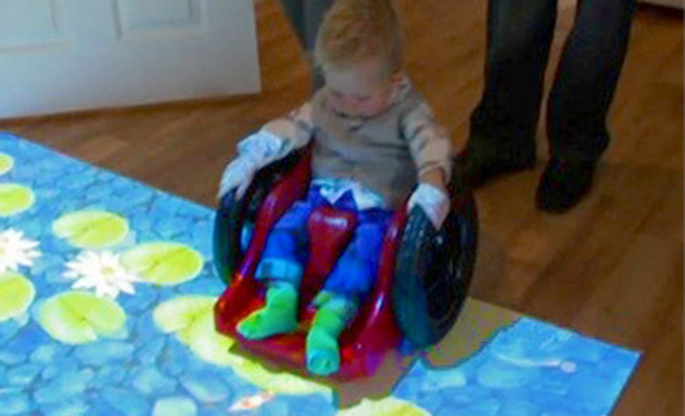 Noah Wall on OMi Sensory Floor