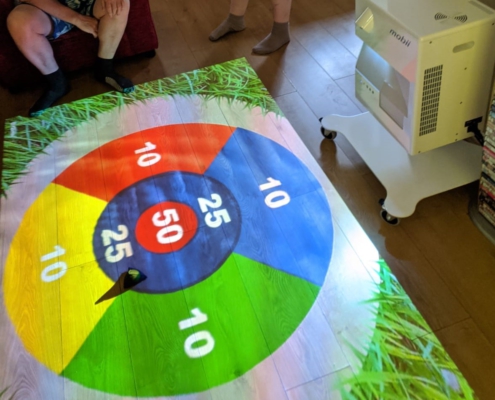 a wide selection of interactive floor games and activities