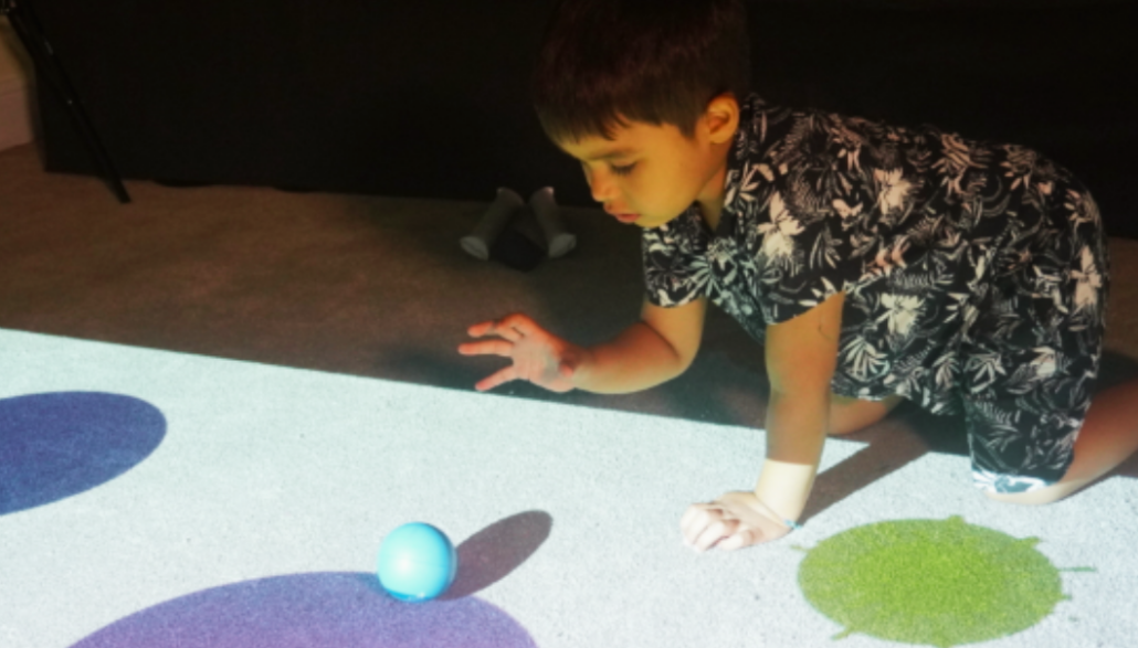 interactive floor projections for children with special needs and autism